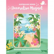 Wooden Magnet | Tropical Beach